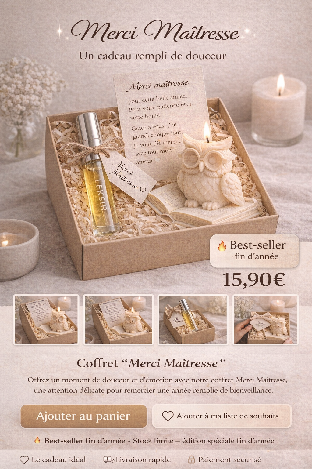 Coffret Merci Maîtresse